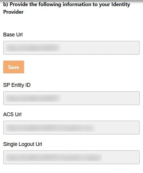 Umbraco SAML Single Sign-On (SSO) using Azure AD as IDP - Copy SP Metadata
