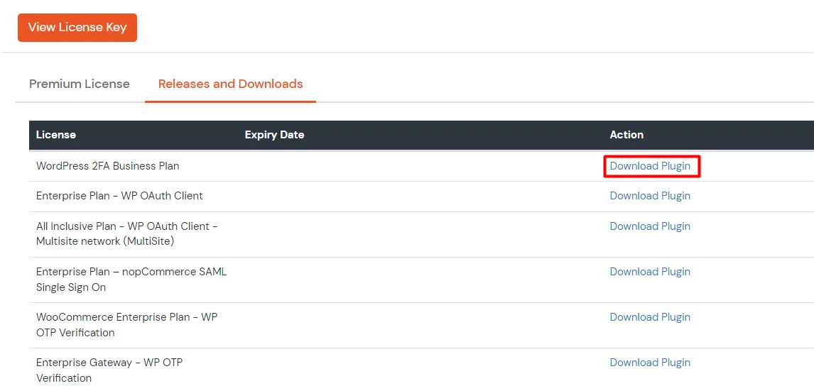  WP 2FA all-inclusive Download plugin 