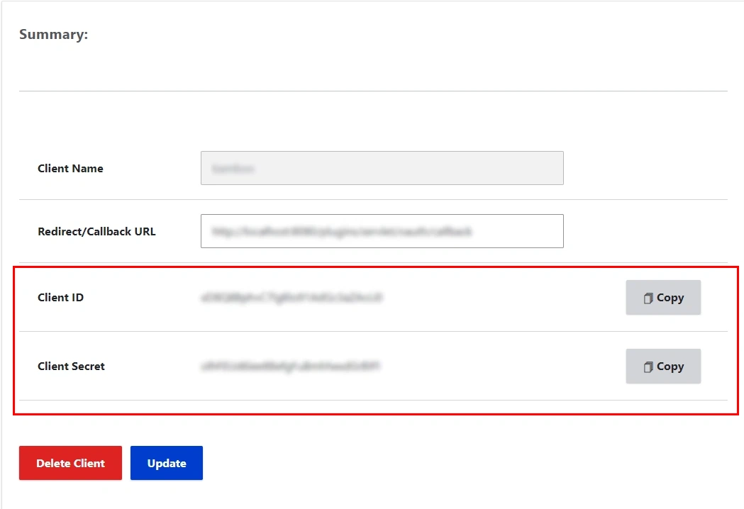 Drupal OAuth Server - Client ID Client Secret
