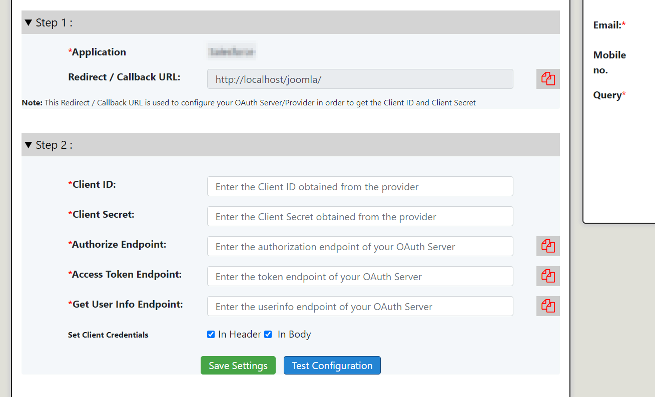 WHMCS Single Sign-On (SSO) OAuth/OpenID