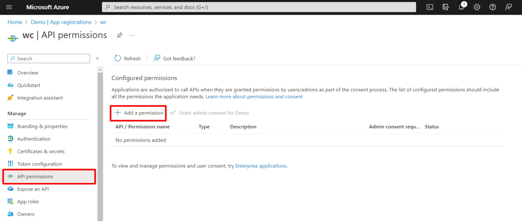 Azure AD user sync with Joomla- API permission