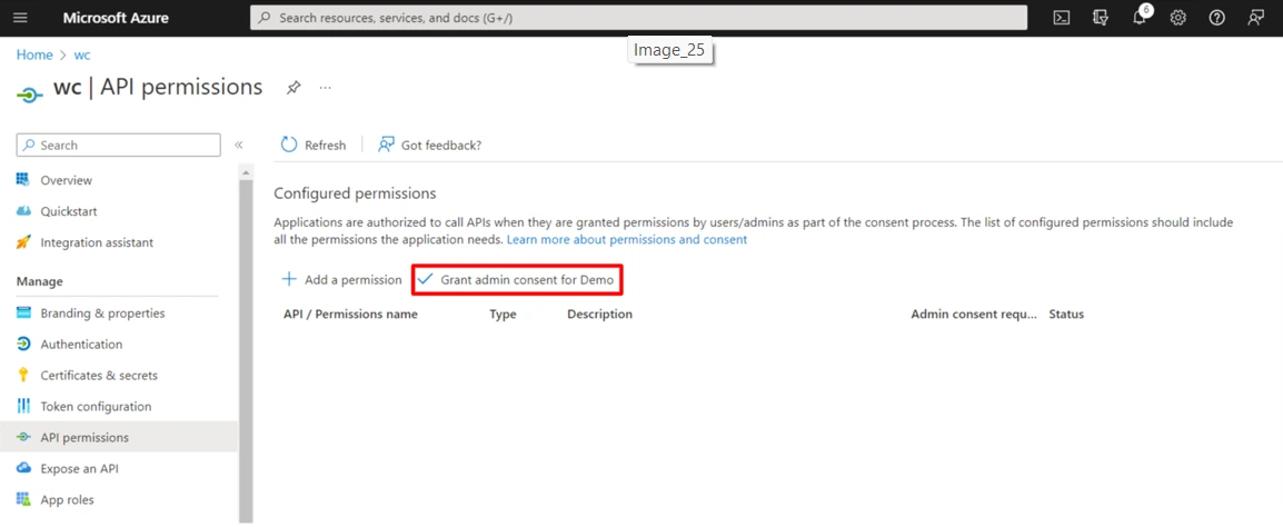 Azure AD user sync with Joomla - Admin consent
