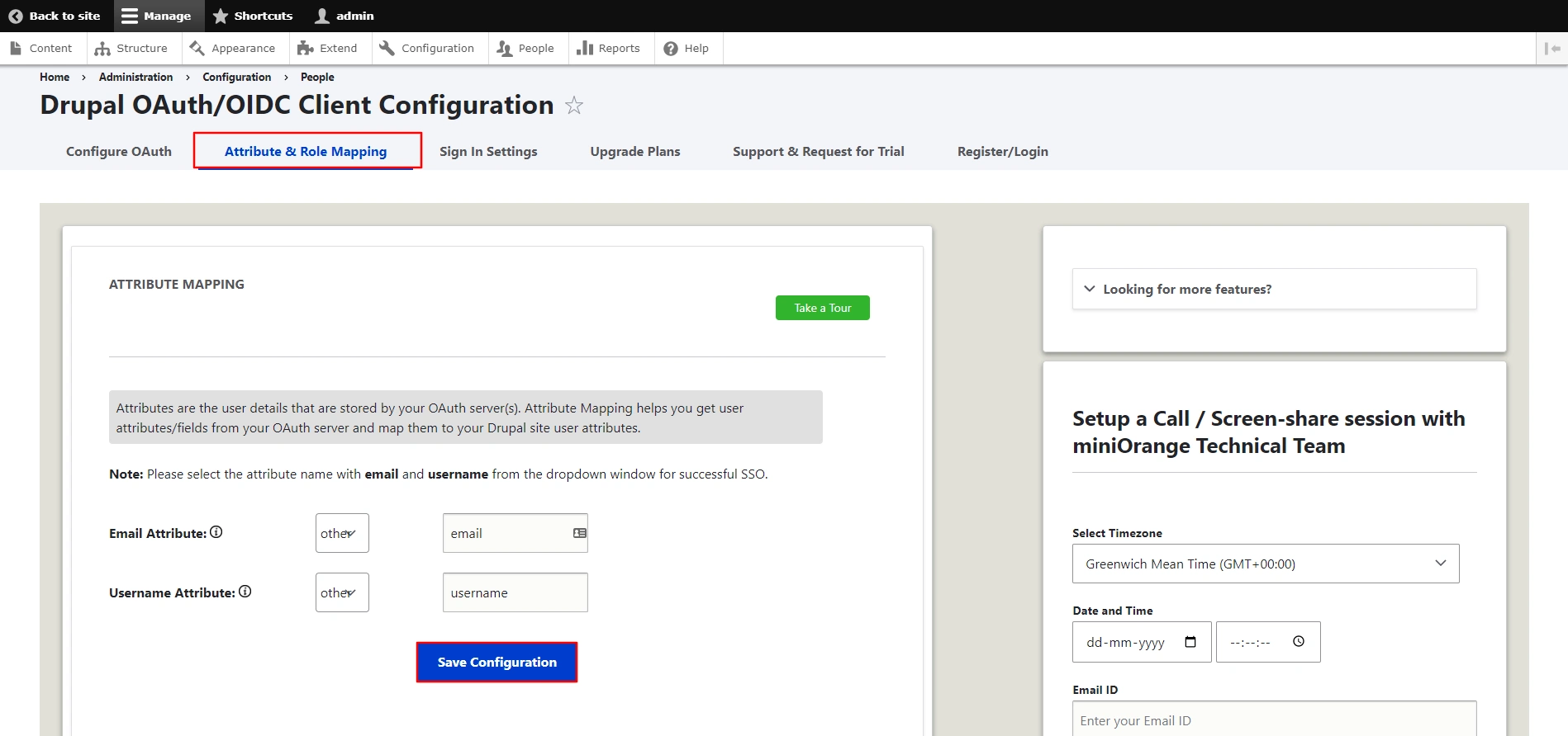 Github sso login with drupal OAuth OpenID Single Single On DeviantArt test Configuration successfully