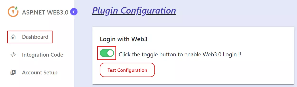 Web3 Login for ASP.NET applications - Enable Web3 Login