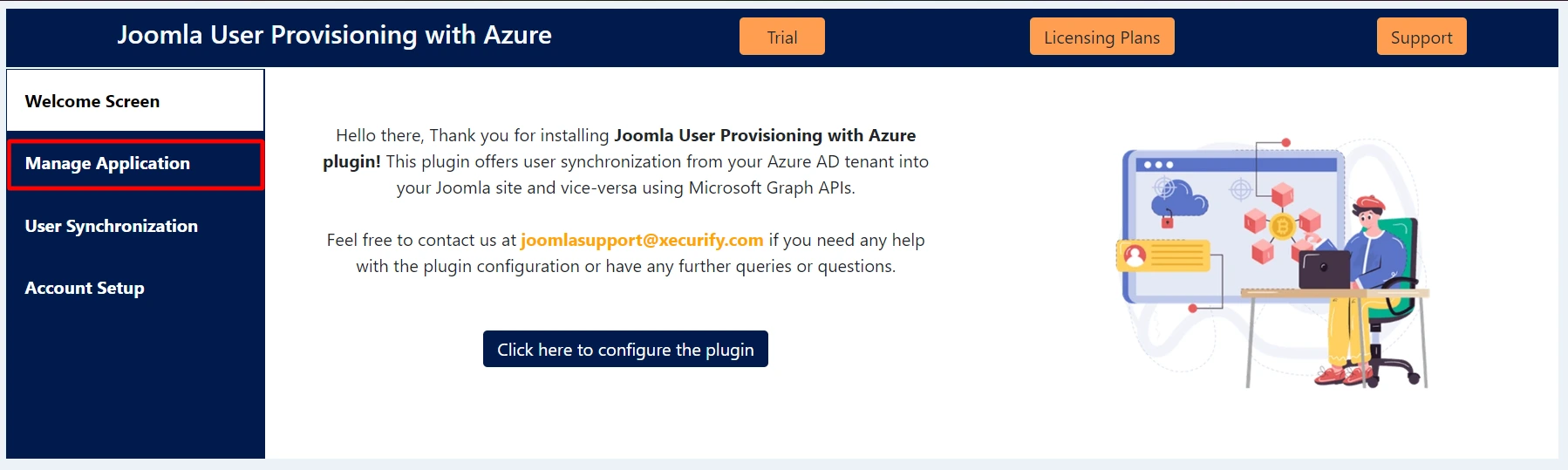 Azure AD user sync with Joomla - Manageapp