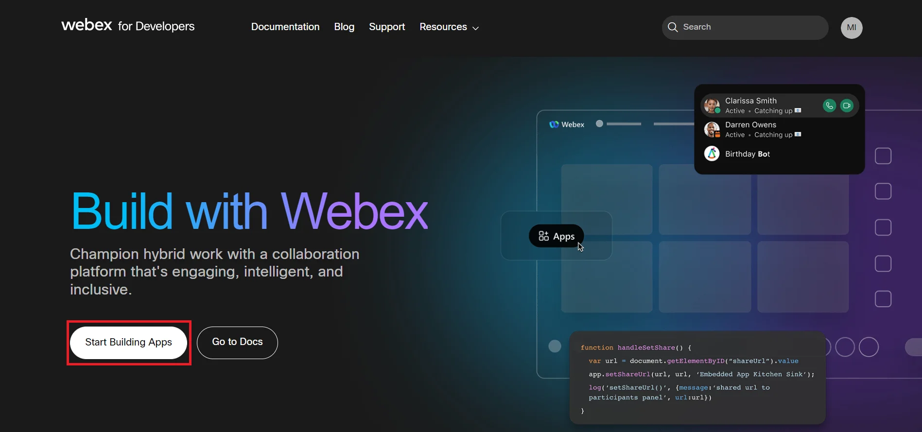 Cisco Webex Single Sign-On (SSO) OAuth - build app