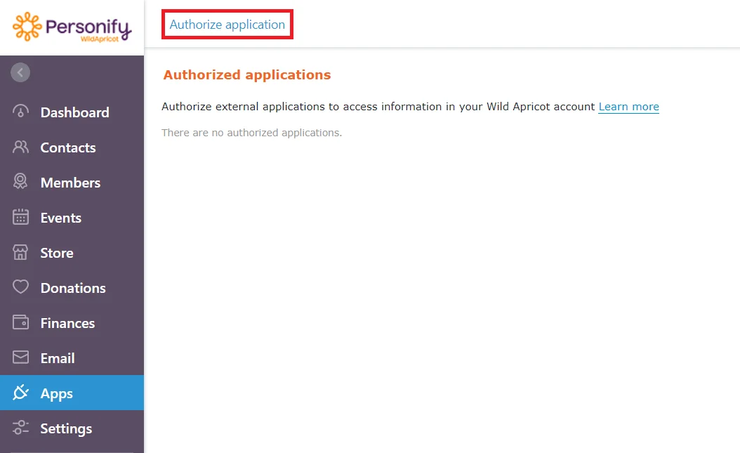 Wild Apricot Single Sign-On (SSO) OAuth/OpenID WordPress Click-on-Authorized-Applications
