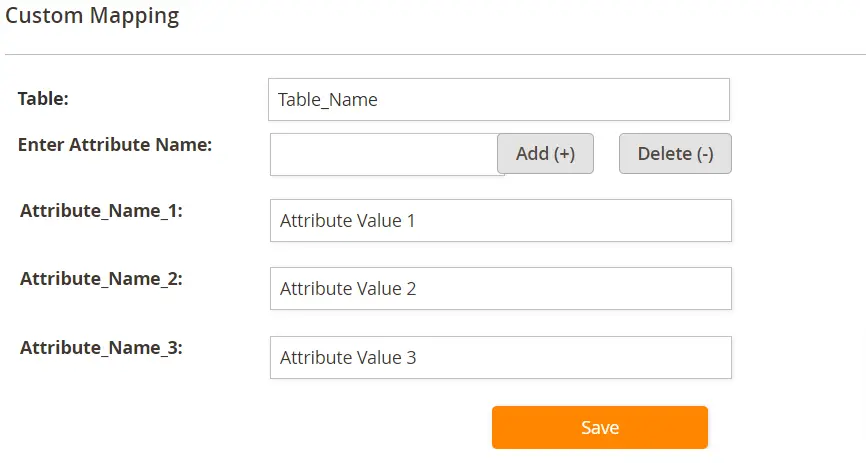 Magento 2 OAuth Salesforce custom attribute mapping