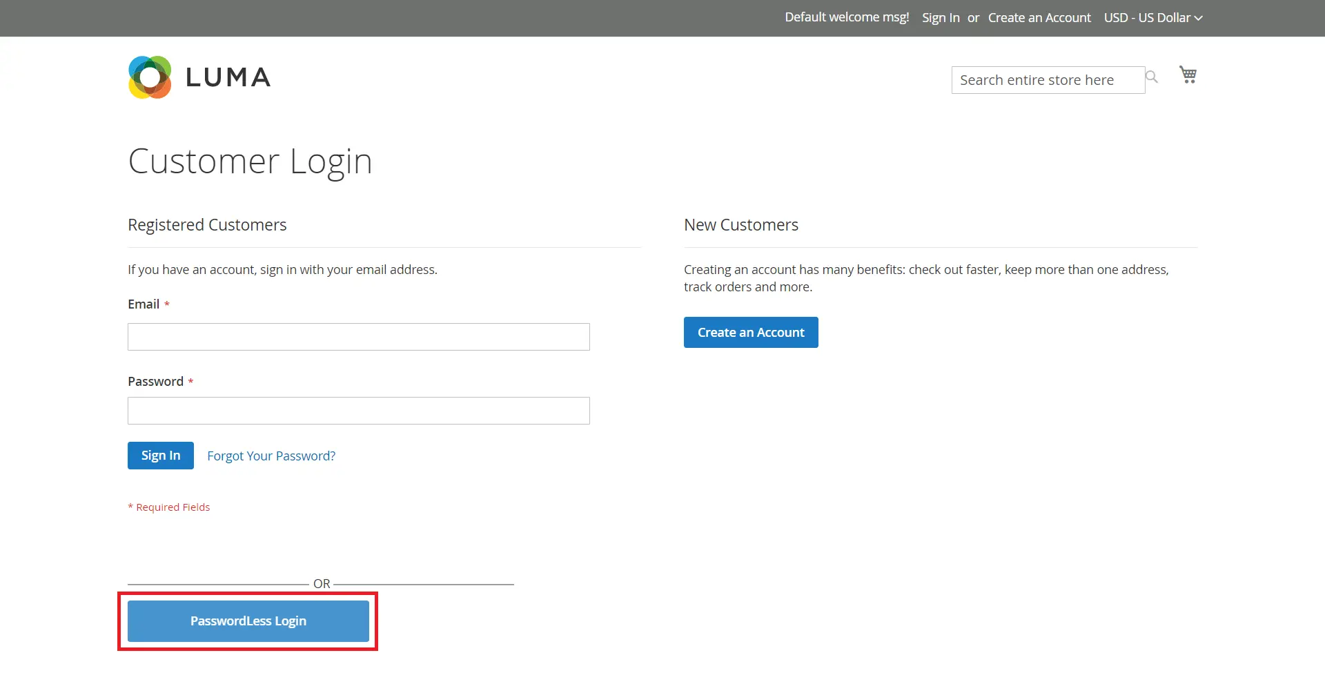 Magento mobile ans sms login implemented on magento store customer page