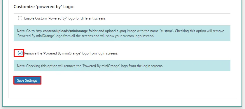 WordPress 2FA- remove customize logo login page 