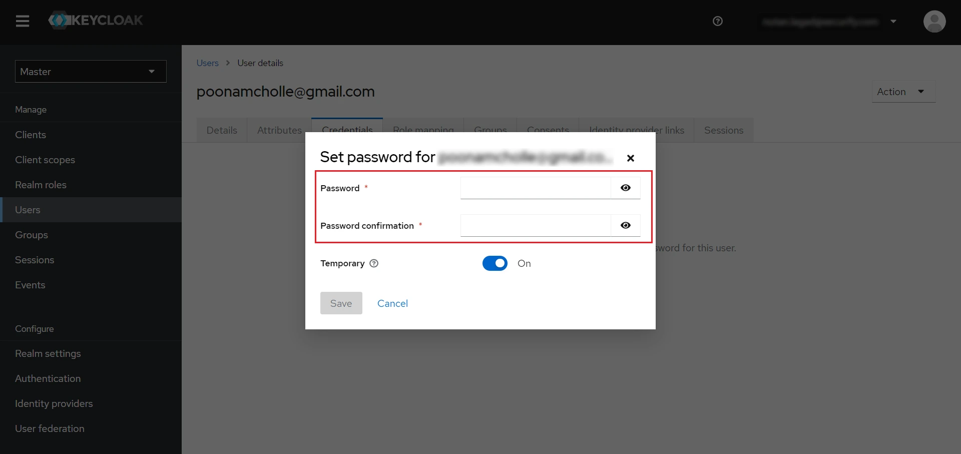 Set Password | Prestashop Keycloak OAuth SSO login