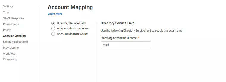 Centrify SCIM - Automated User Provisioning in joomla - Account Mapping