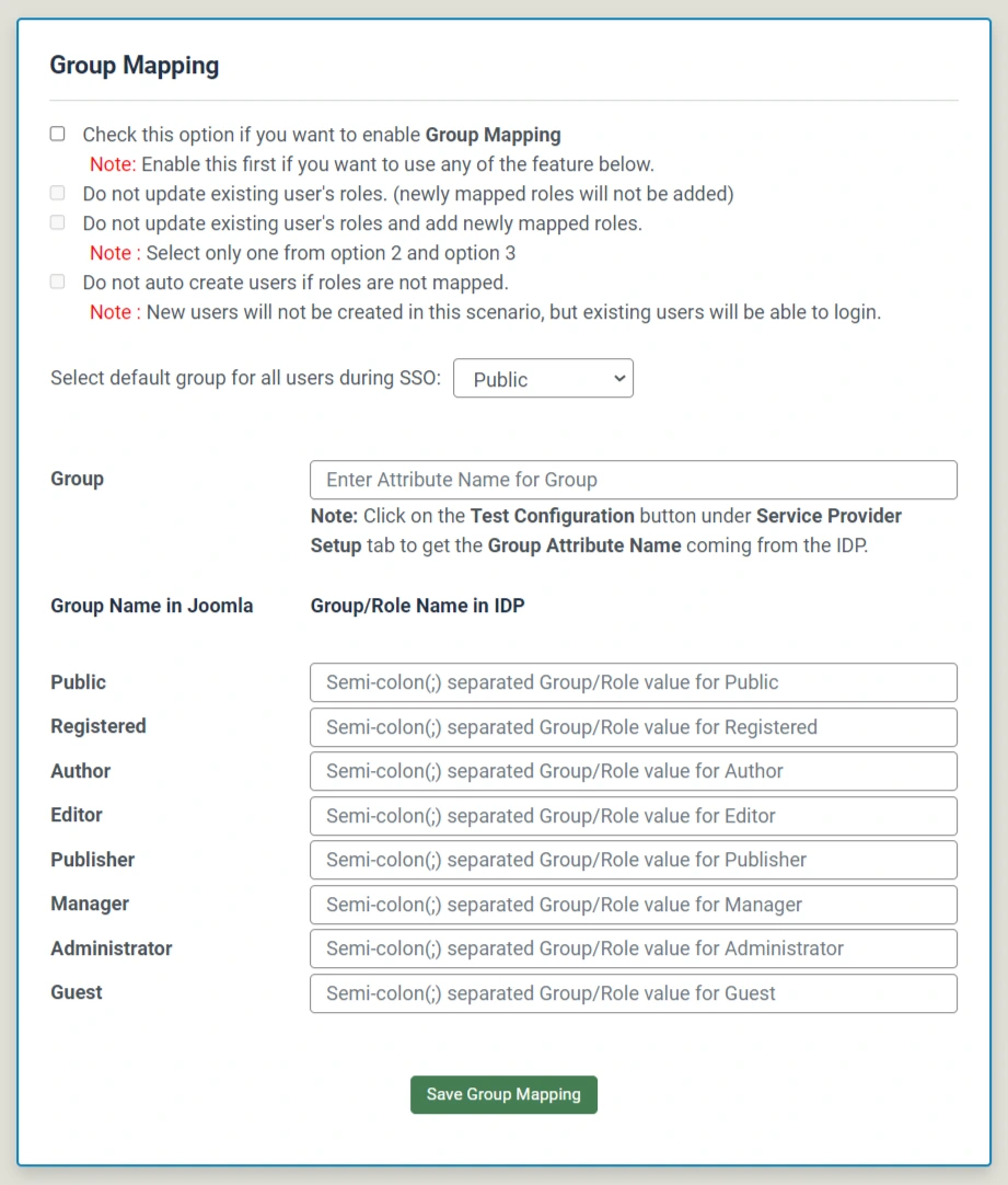 Joomla SAML single sign on install new plugin