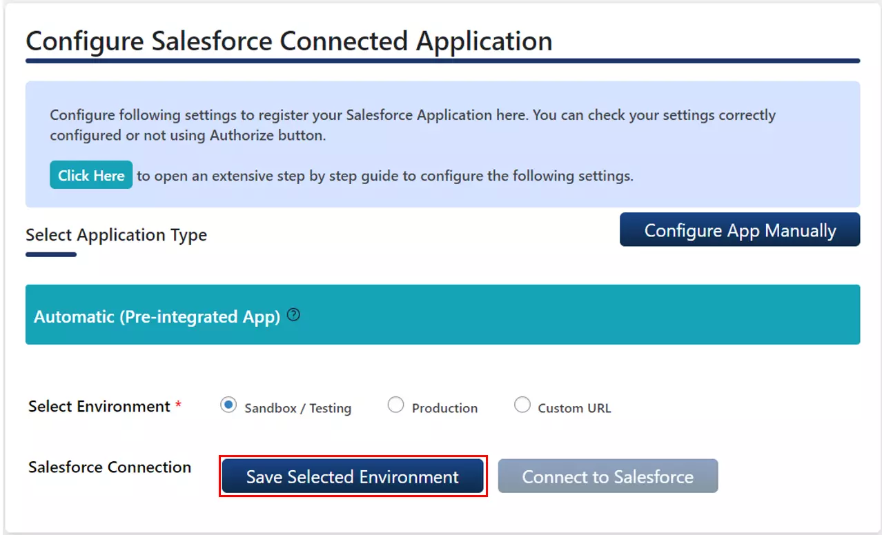Configure Salesforce for Object sync - connected app