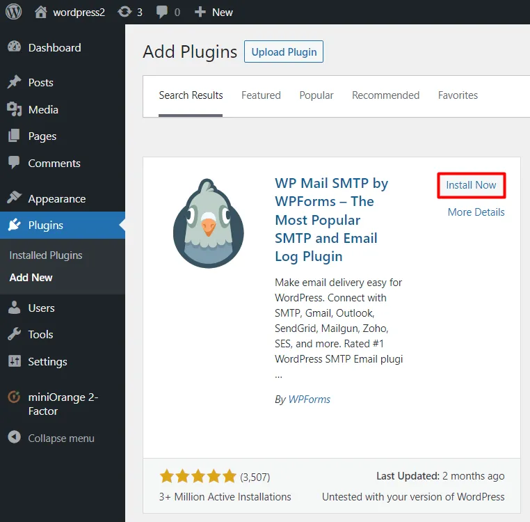 WordPress SMTP - WP mail SMTP by WPForms