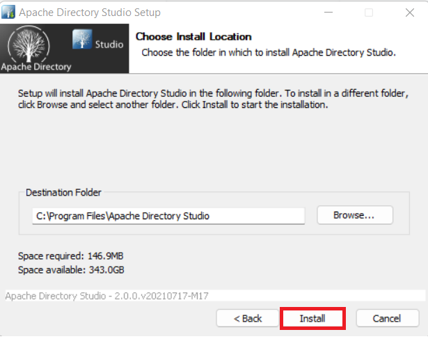 Apache Directory server-install