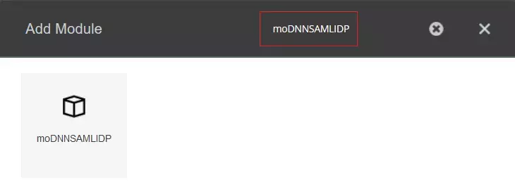 Moodle SSO using DNN SAML IDP - Search for DNN SAML IDP
