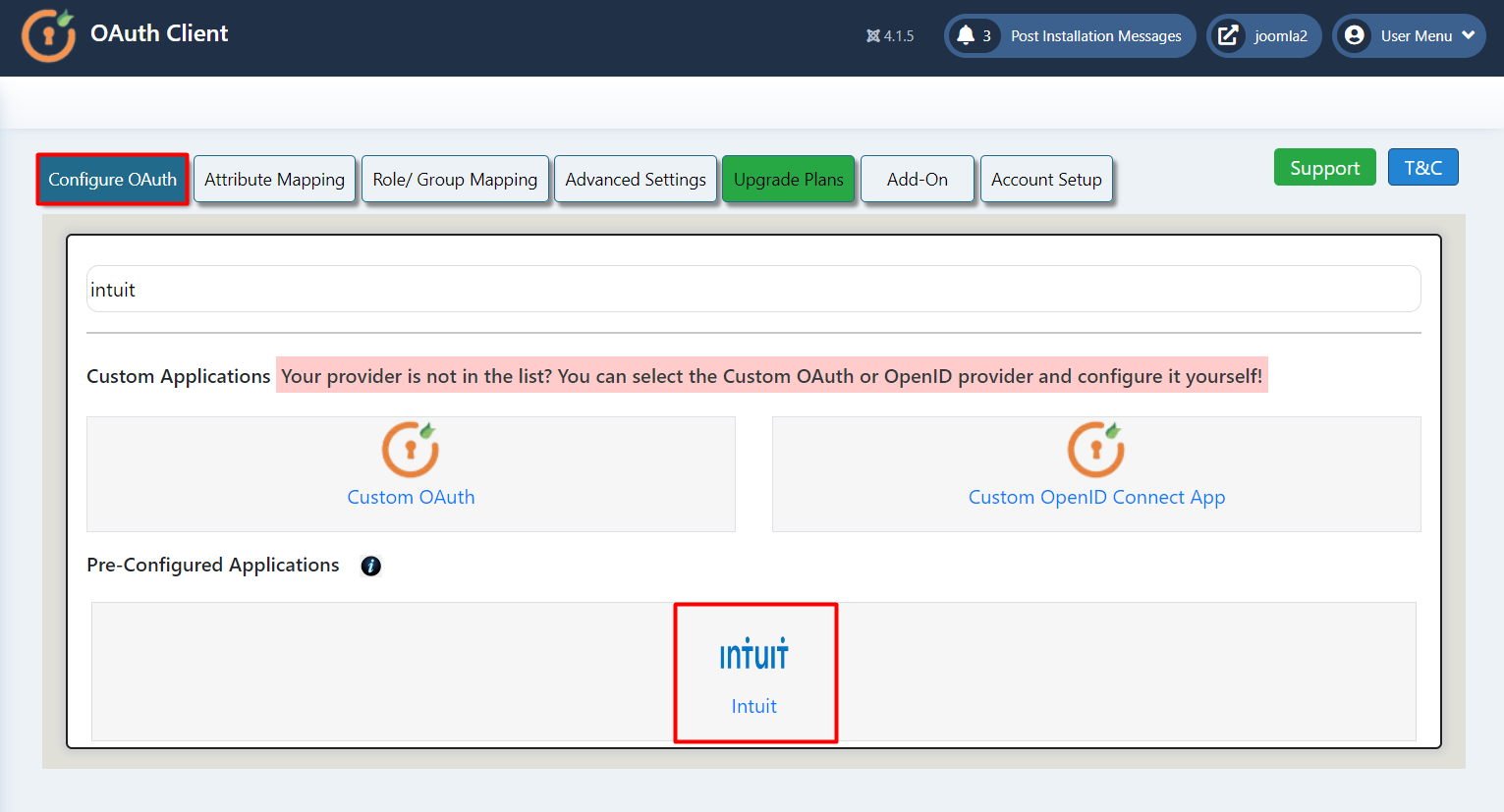 Intuit Single Sign-On (SSO) OAuth/OpenID