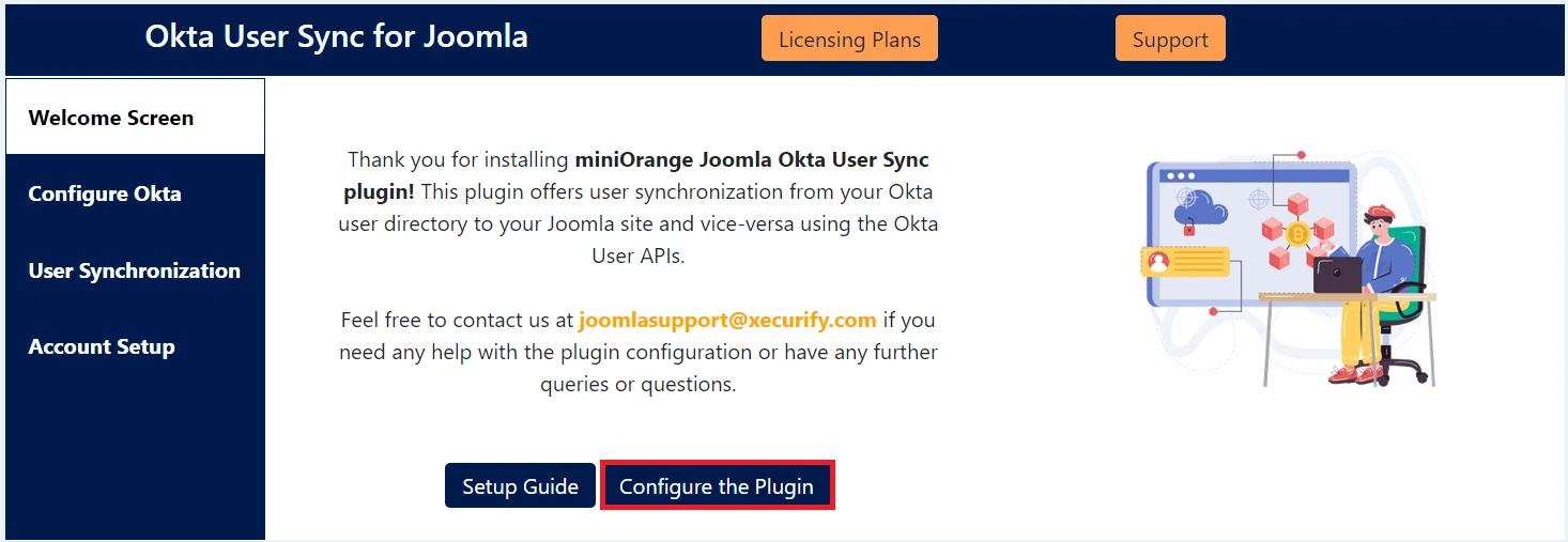 Login to Joomla using Okta User sync- user sync