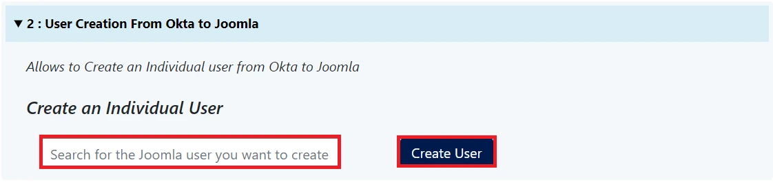 Okta user sync - create user