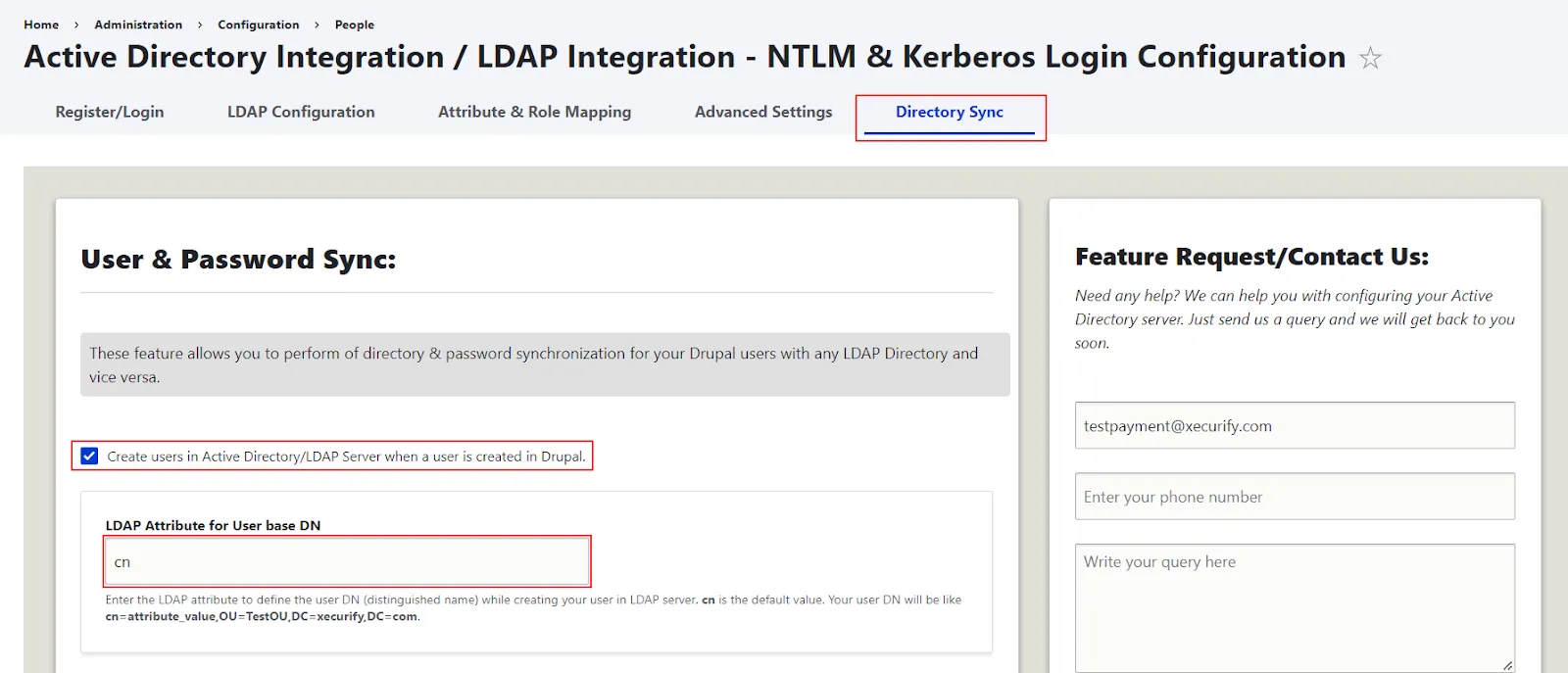 Drupal LDAP and Active Directory