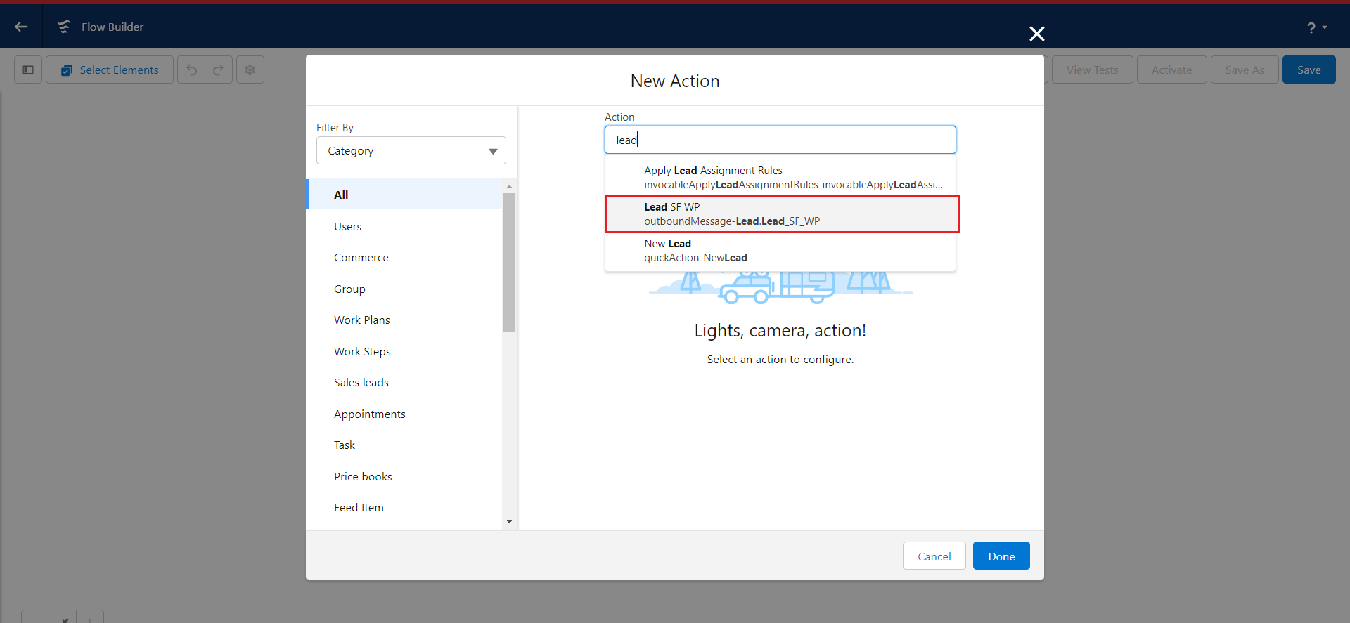  Salesforce to WP real time sync | Choose Outbound Message