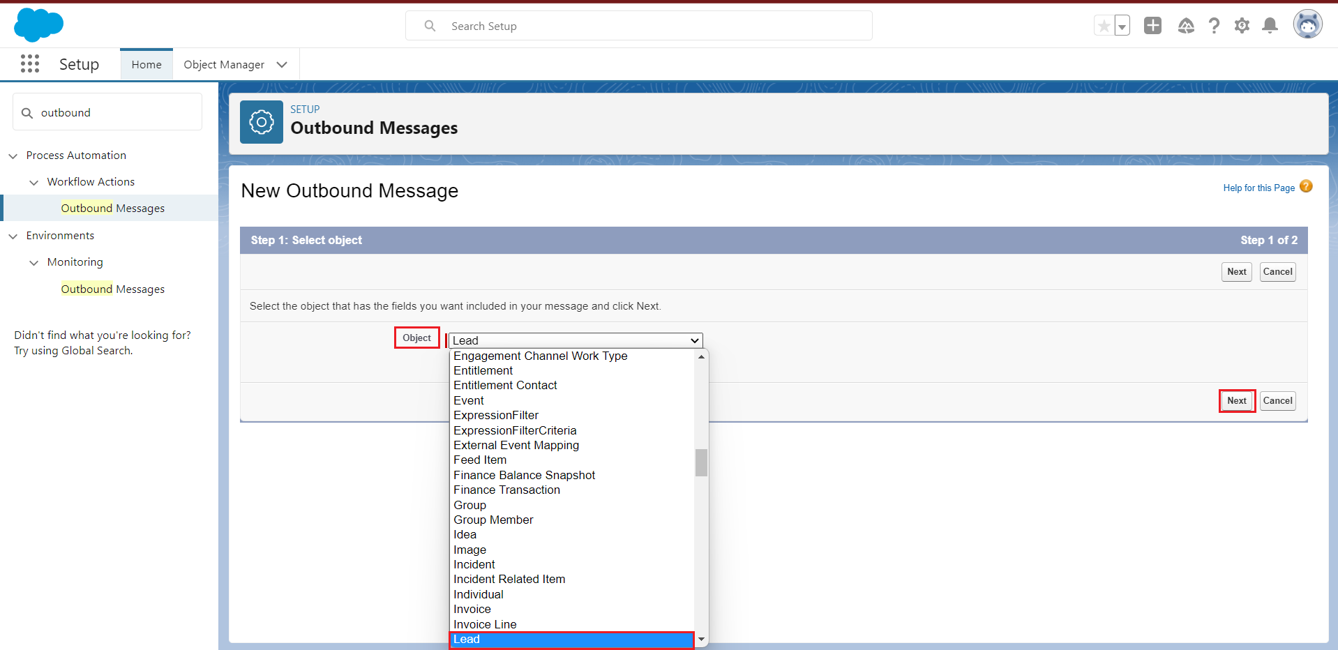  Salesforce to WP real time sync | Outbound message salesforce object