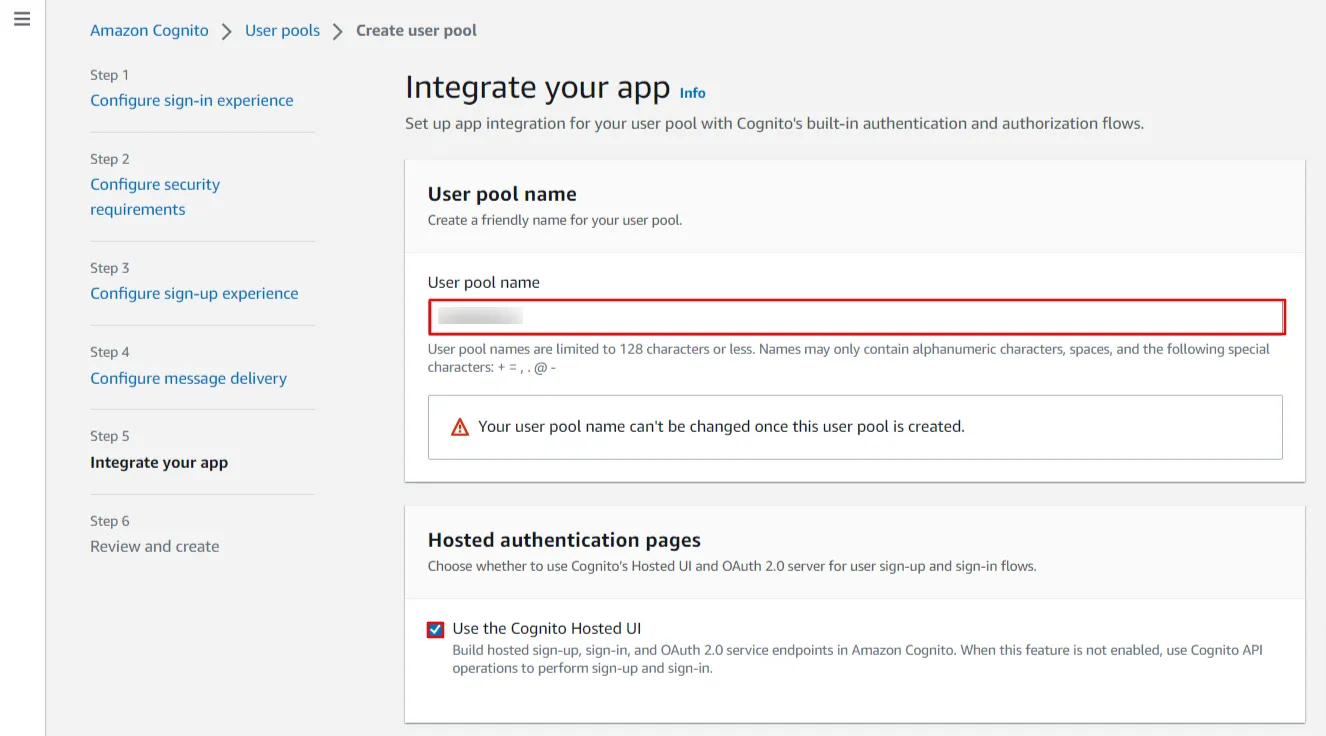 Configure nopCommerce OAuth Single Sign-On (SSO) using Cognito as IDP - enter a name for your user pool 