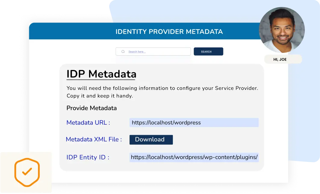 WordPress SSO | WP SAML SSO - Share Idp Metadata