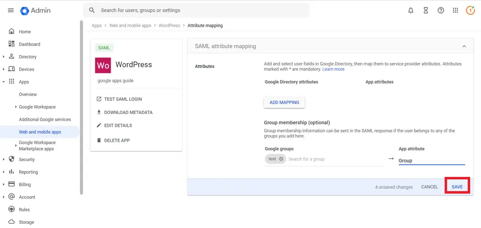 WP Google/GSuite SSO Extra Configurations | Add Group membership