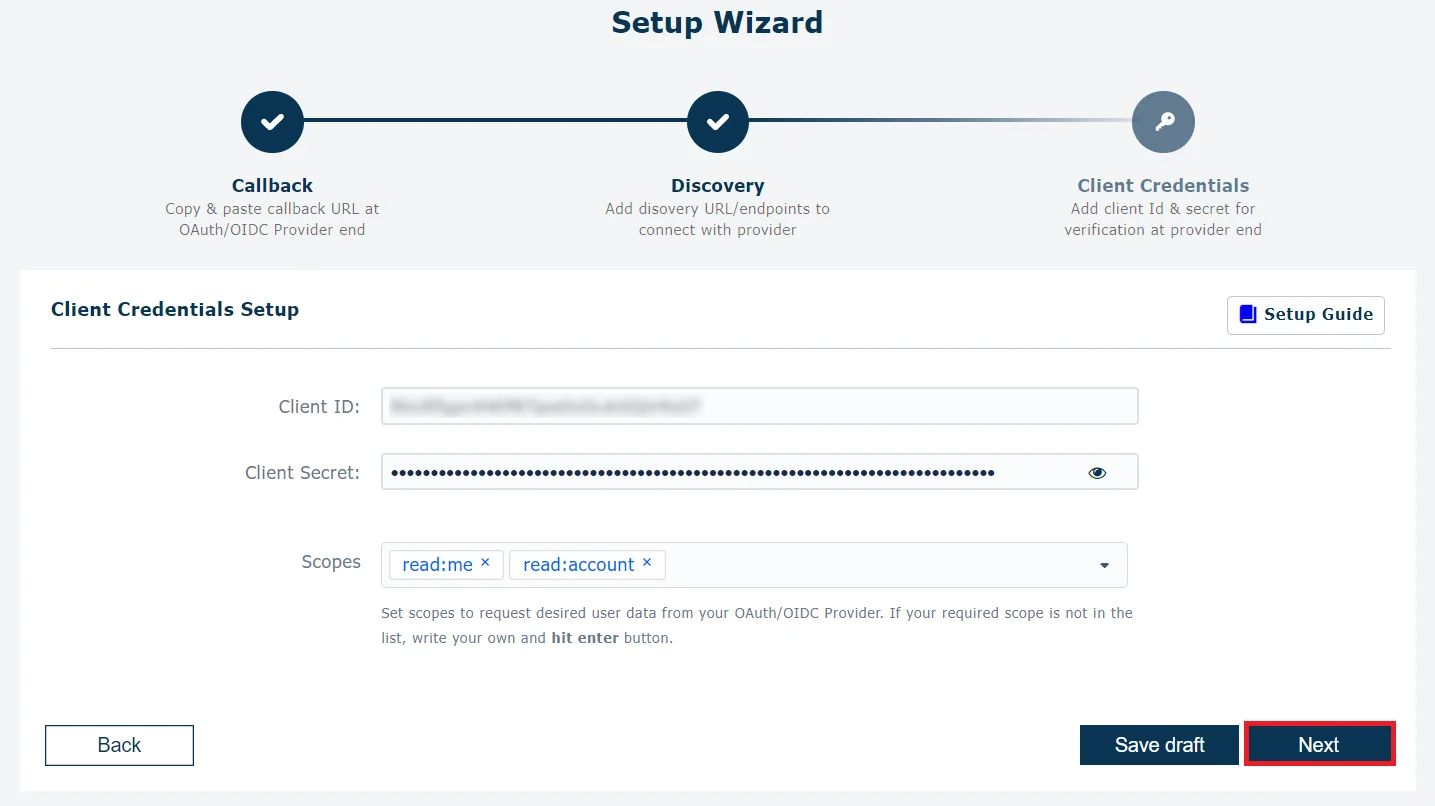 Atlassian Single Sign-On (SSO) - Client ID & Client Secret 