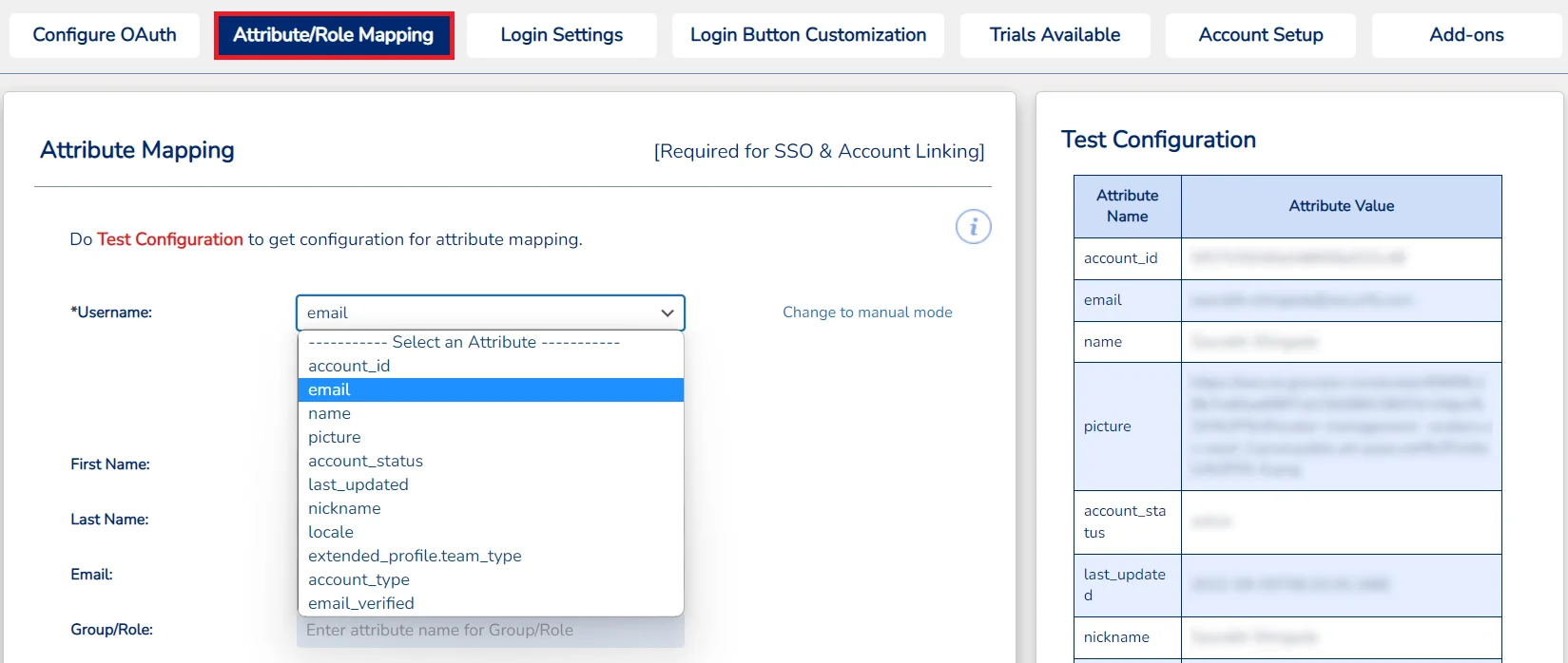 Atlassian Single Sign-On (SSO) - attribute/role mapping