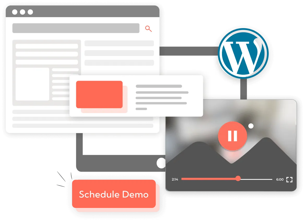 WordPress SSO - WordPress Single Sign-On - Free demo illustration