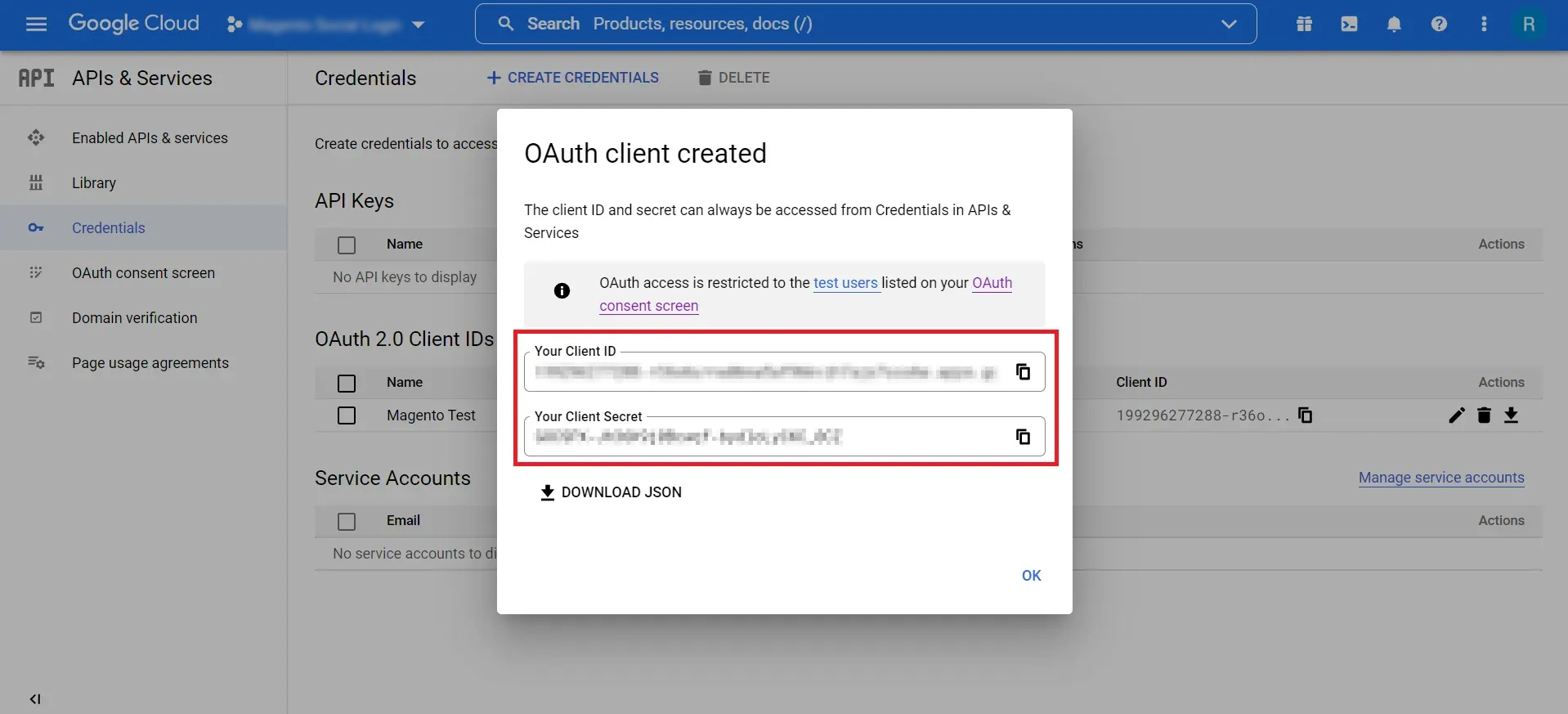Google app client id and client secret for TYPO3 social login | TYPO3 google login