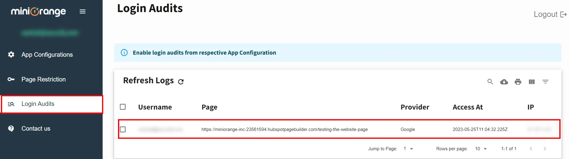 Enable  Hubspot Single Sign-On(SSO)  Login using  Identity Provider
      
