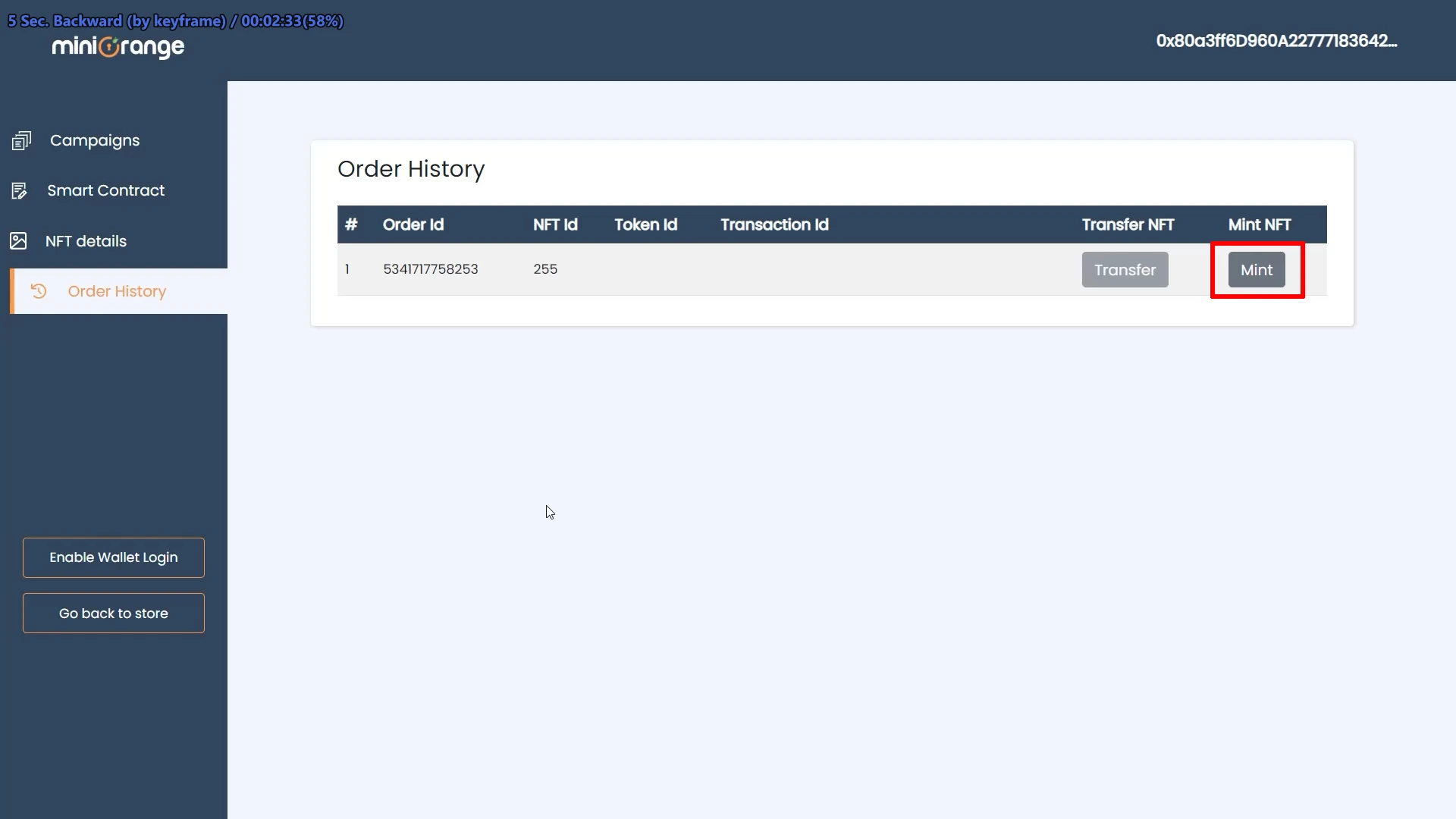 Sell NFT on Shopify - How to sell NFT on Shopify Store - Nft Order History