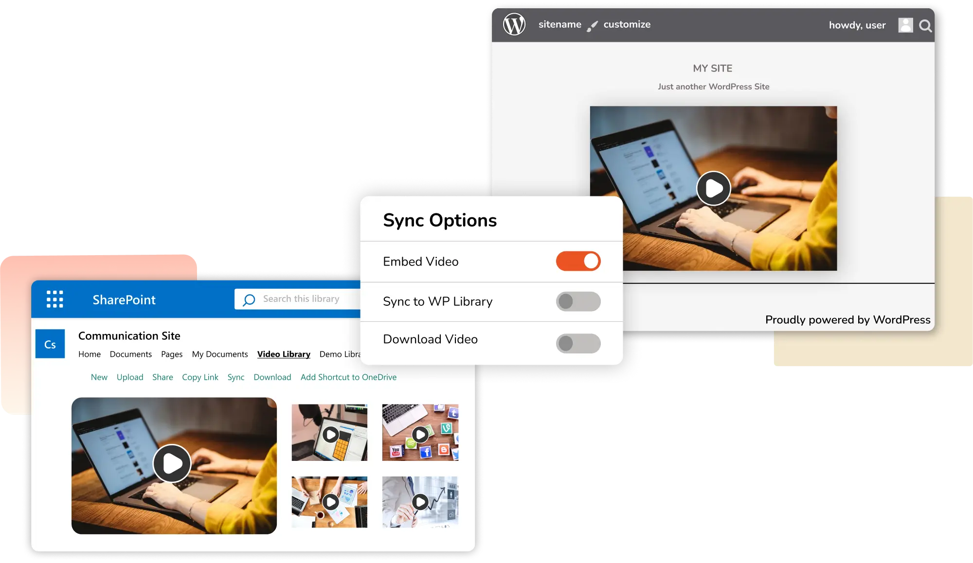Sync SharePoint WordPress documents - Integrate SharePoint with WordPress