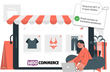 WooCommerce Crypto Wallet integration & NFT token-based access