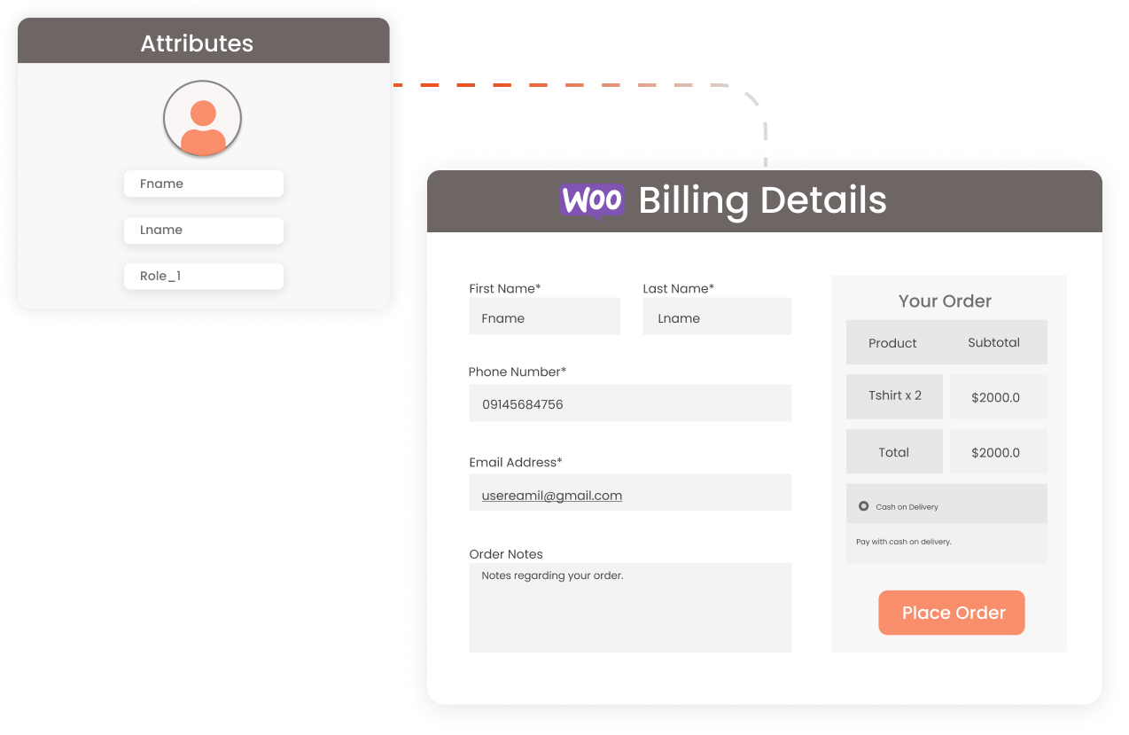 WP WooCommerce SSO Integrator | Map WooCommerce checkout page fields
