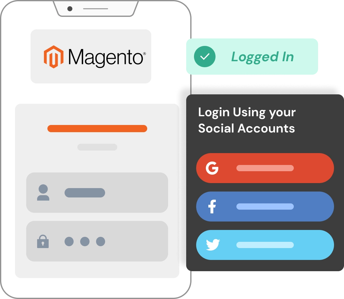 Magento 2 Social Login | Magento social login | social login magento 2 - Banner