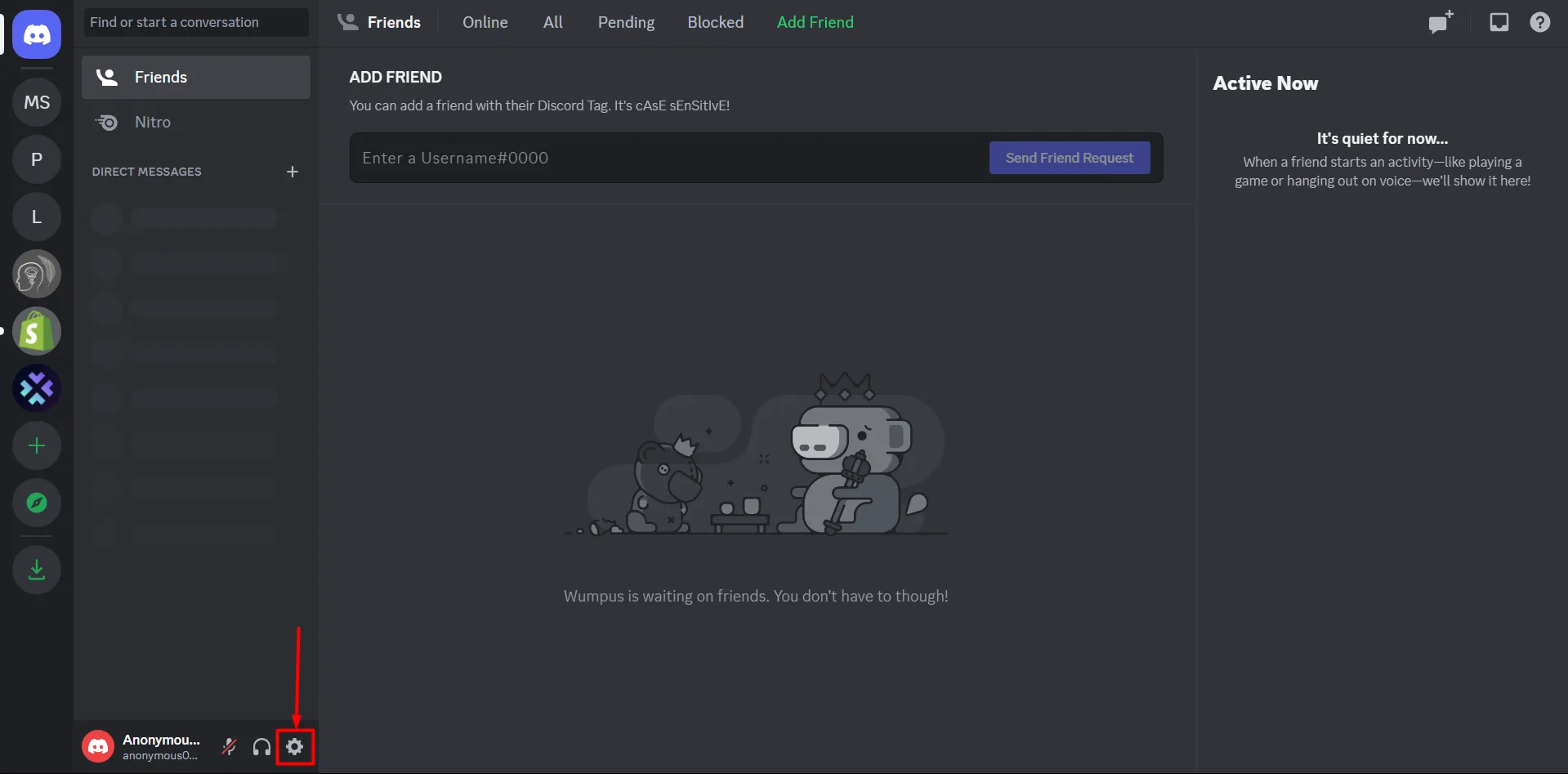 Shopify Discord SSO login - Shopify Discord Role Mapping -   User Settings