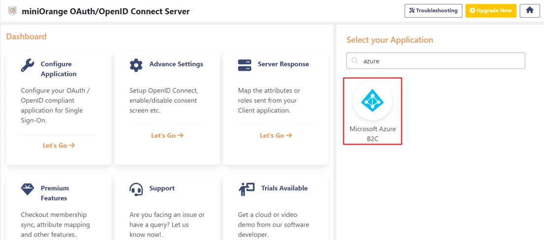 OAuth-server Single Sign-On(SSO)WordPress- Azure B2C add-klient
