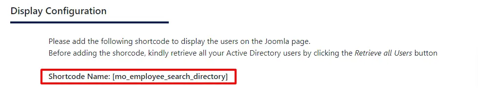 Search Users in Joomla LDAP Active Directory