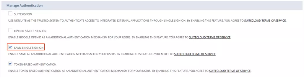Netsuite Single Sign-On (sso) - Check SSO