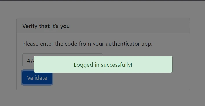 nopCommerce Two-factor Authentication using Microsoft Authenticator | nopCommerce 2FA - Login into nopCommerce successful