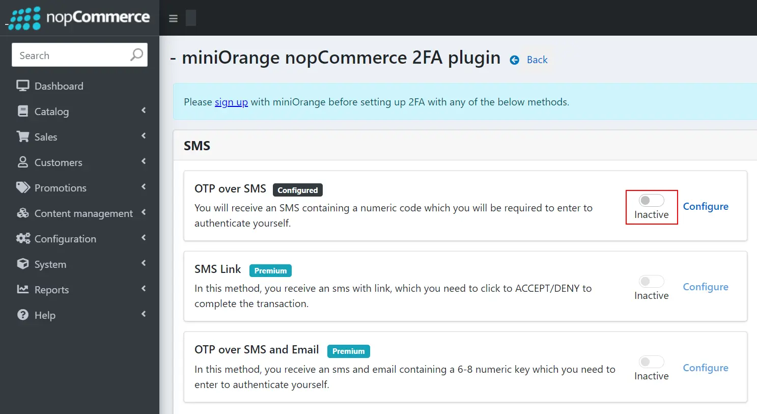 nopCommerce Two-factor Authentication using OTP over SMS | nopCommerce 2FA - Verify OTP over SMS Passcode