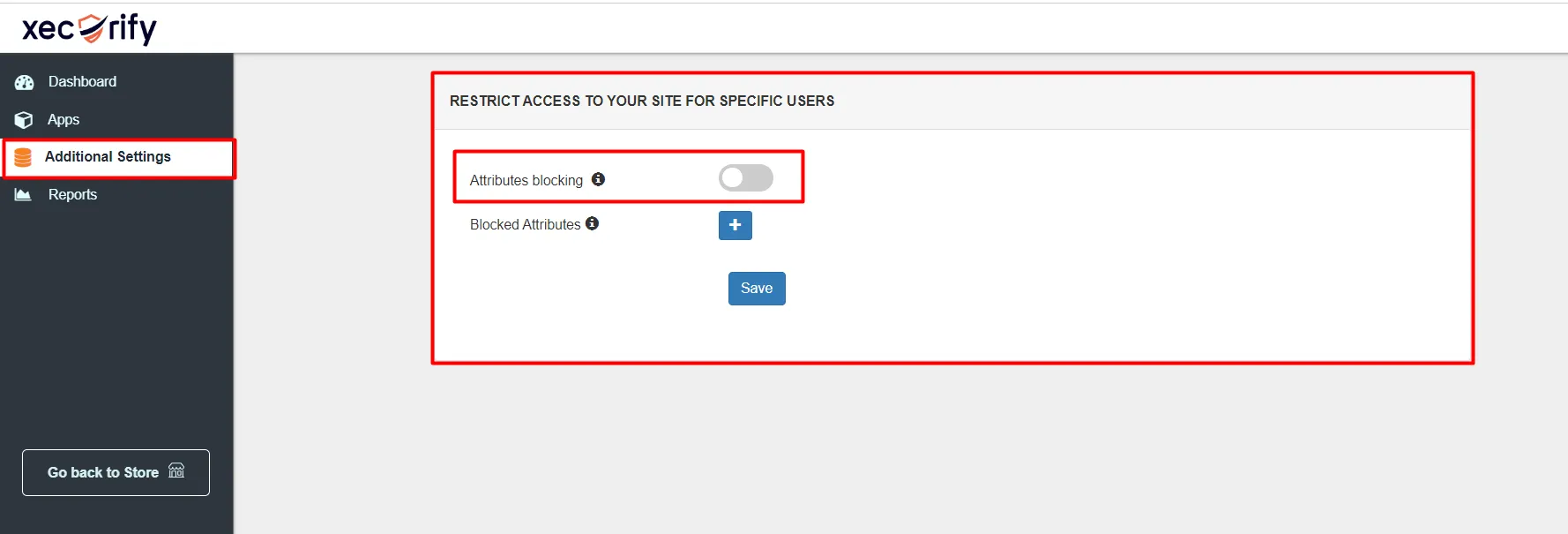 Shopify as IDP - Login using Shopify credentials - Attribute Blocking