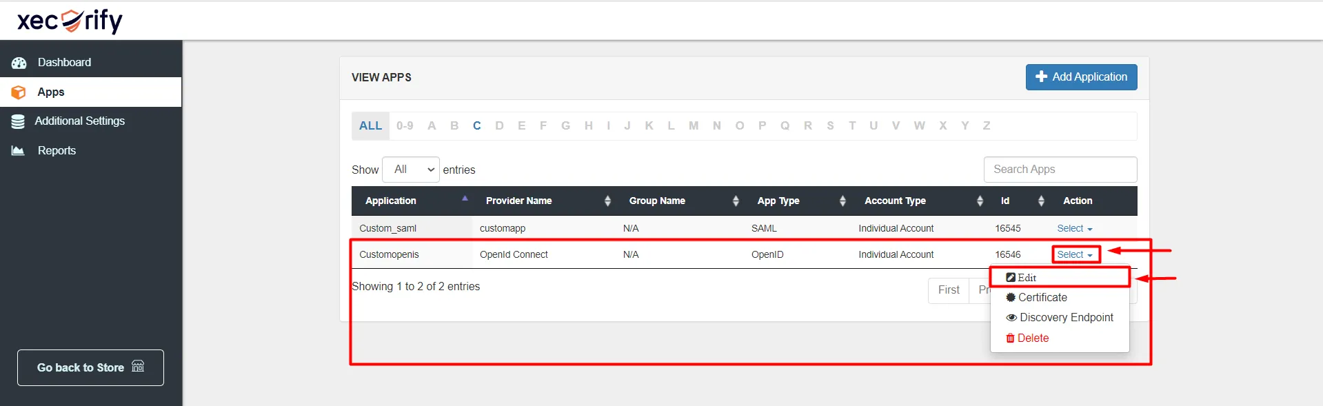 Shopify as IDP - Login using Shopify credentials - get IDP Metadata