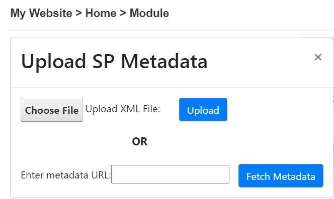 DNN SAML IDP - add service provider metadata