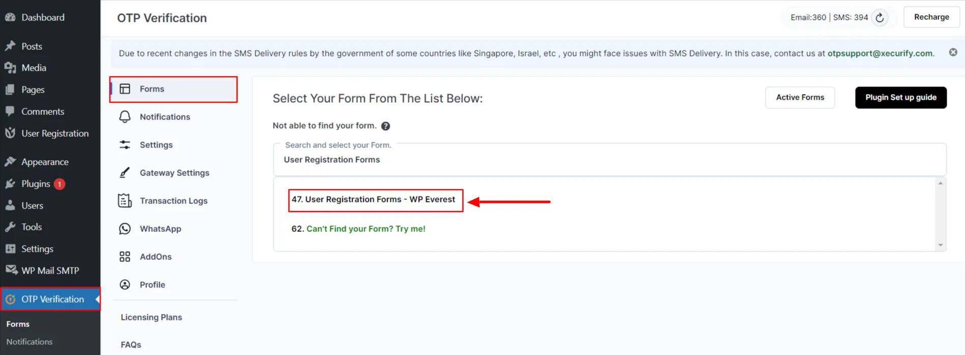 Formularios de registro de usuarios - WP Everest - buscar formularios de registro de usuarios
